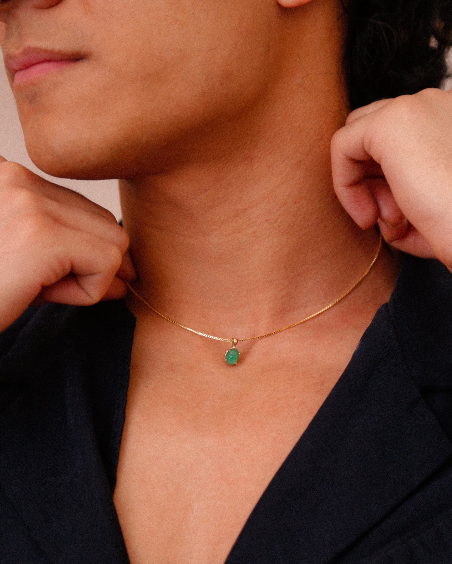 MAYUMI Emerald Necklace