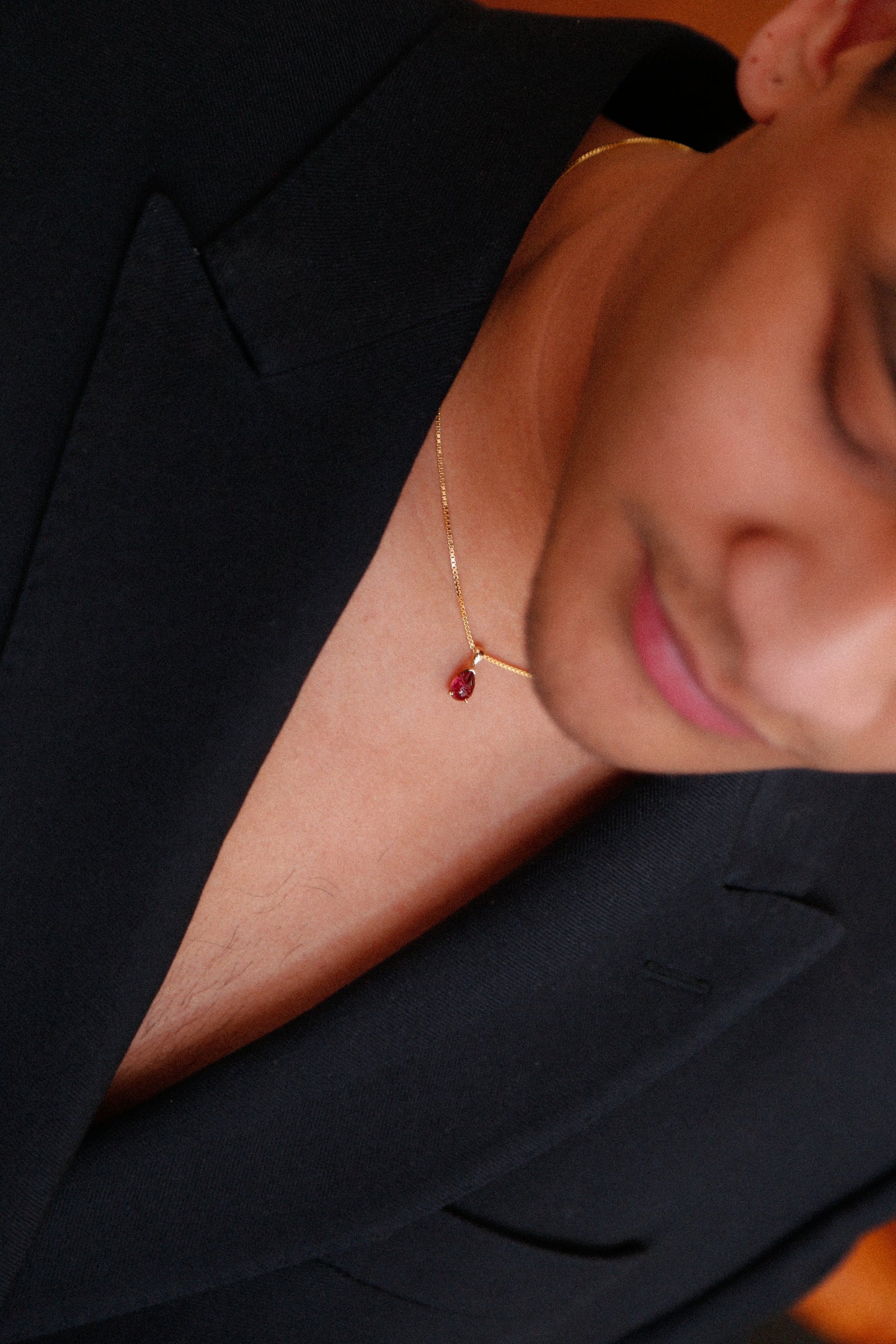 MAYUMI Pink Tourmaline Necklace