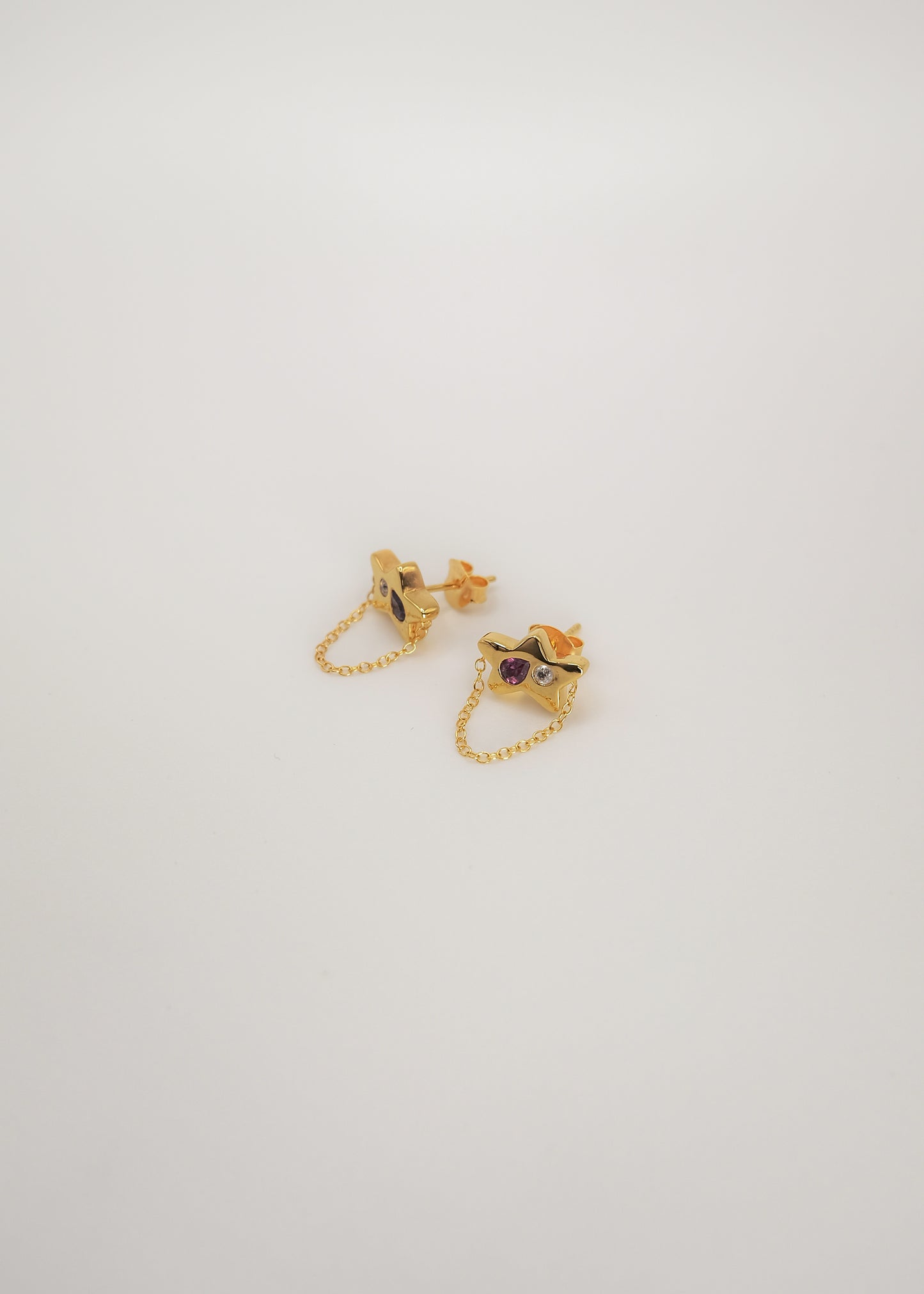 Hoya Earrings in Gold