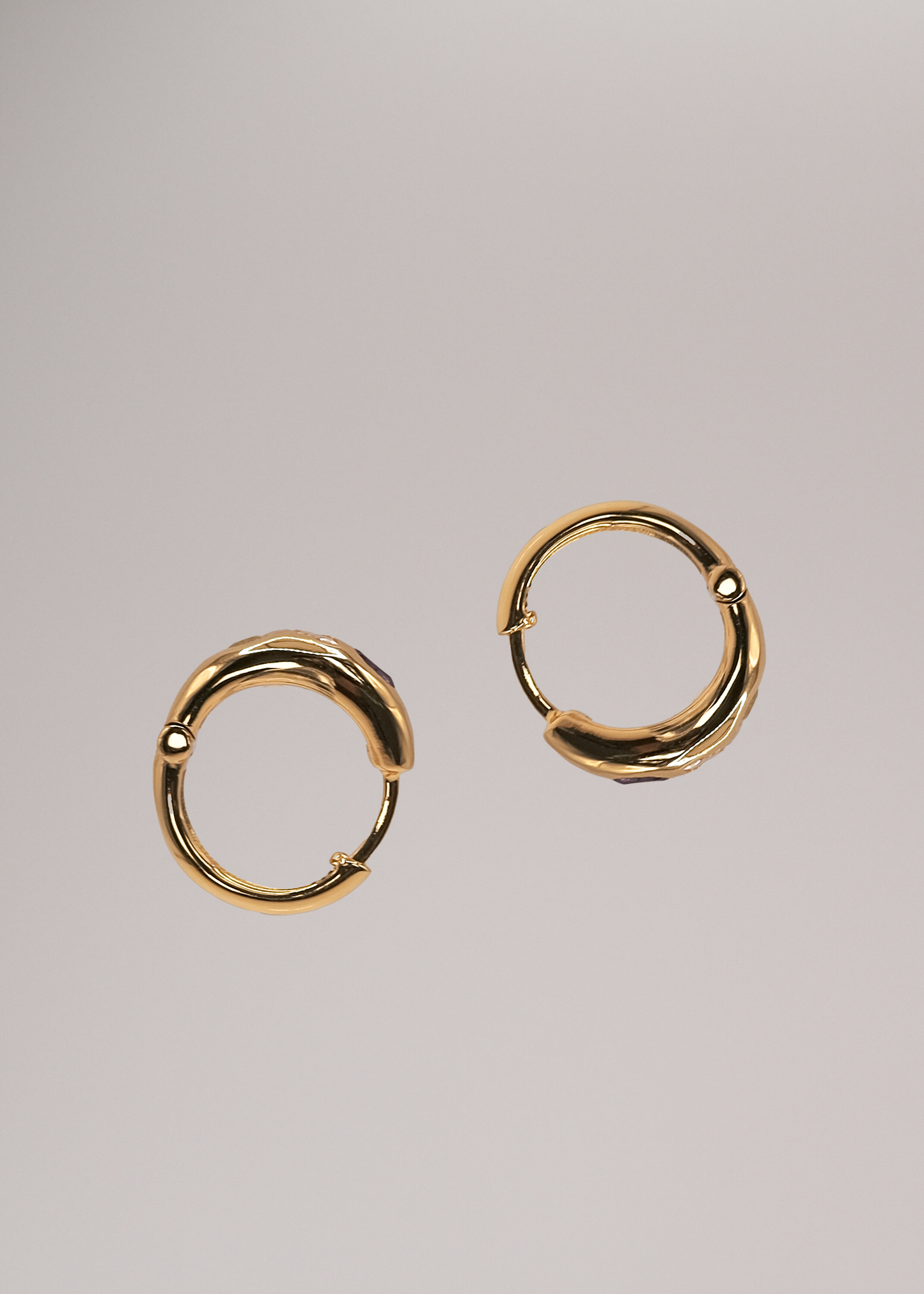 Halo Halo Hoops in Gold