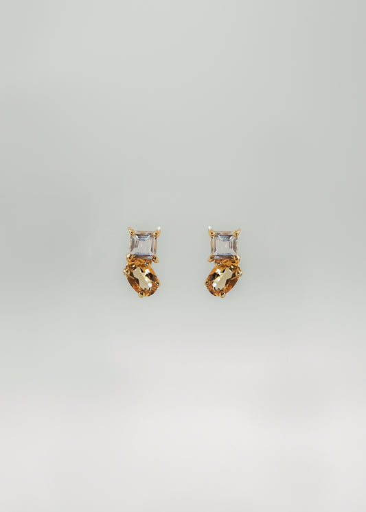 Ikaw at Ako Earrings in Gold